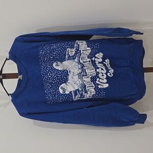 Vintage 1980s Victoria Canada Pullover Sweatshirt Size XL